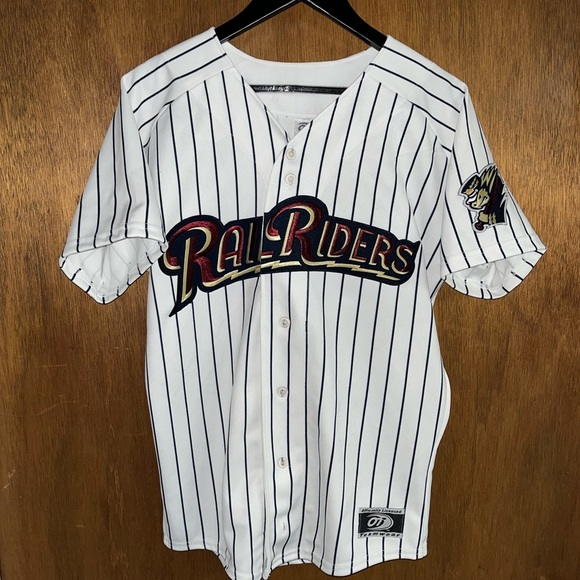 Derek Jeter Jersey New York Yankees Railriders SWB Scranton AAA MLB Adult Small - Picture 4 of 14
